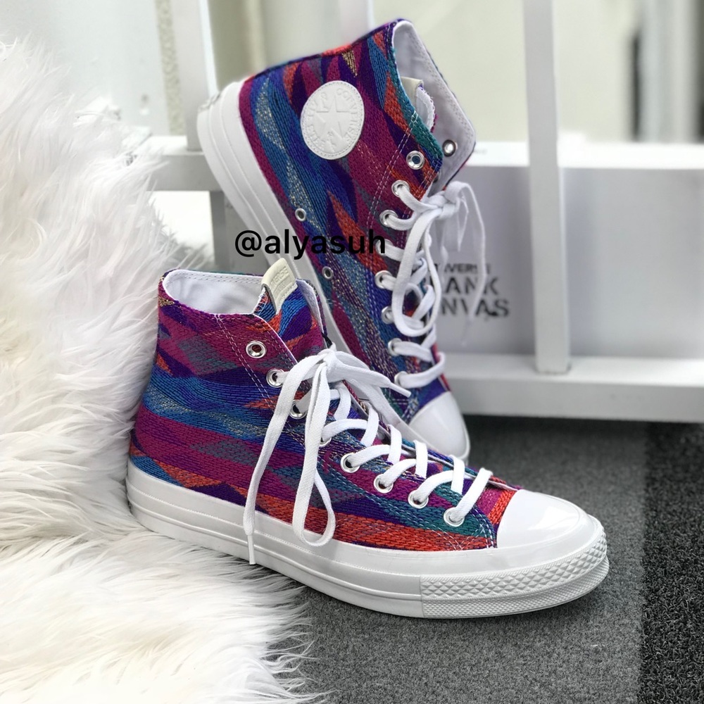 NWT Converse Ctas 70HI NY Geometric JCRD W AUTHENT - Picture 2 of 8